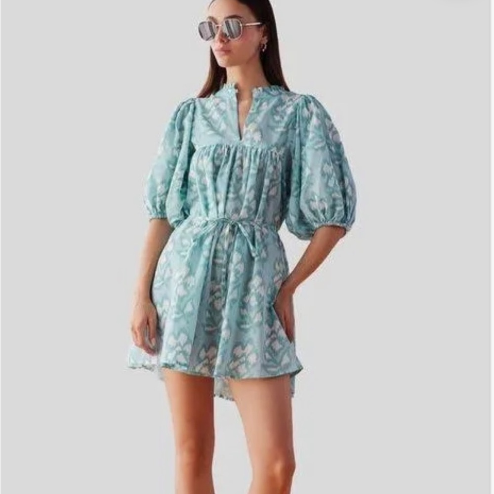 Omika Wren Mini Dress in Bora Bora NWT
